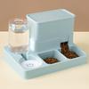 Automatic Cat Feeder Water Dispenser Integrated Pet Food Bowl Drinking Fountain Dual Use Dog Kitten Feeding Watering Pet