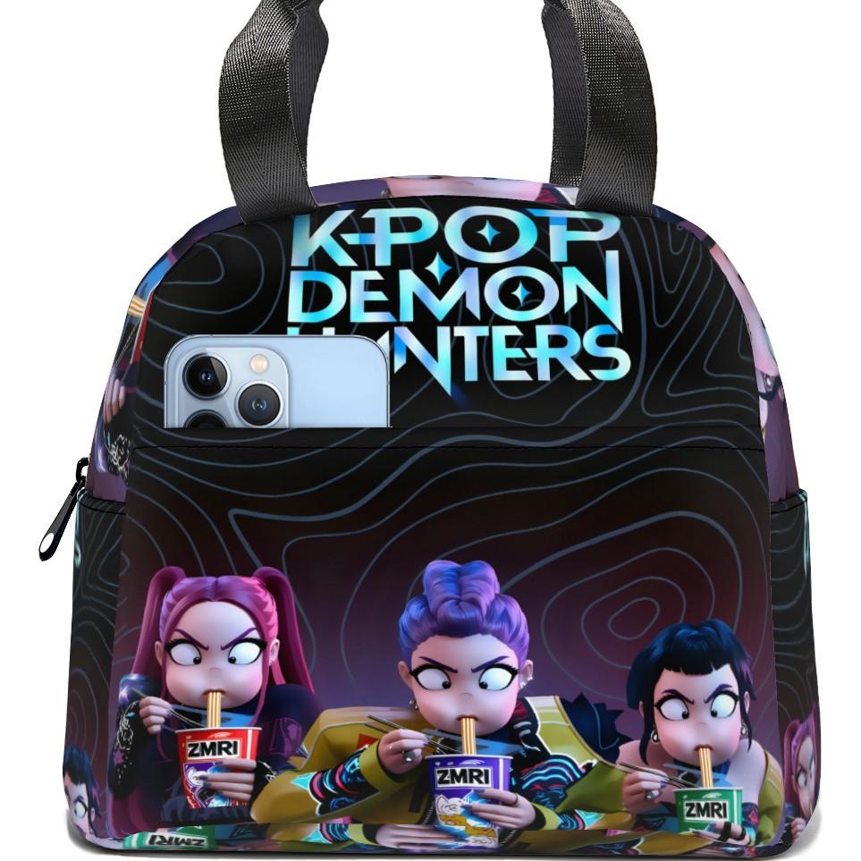 Portable Bento Bag Cartoon Thermal Insulation Bag Aluminum Foil Lunch Bag Student Bento Bag Thickened Thermal Insulation Lunch Box Bag