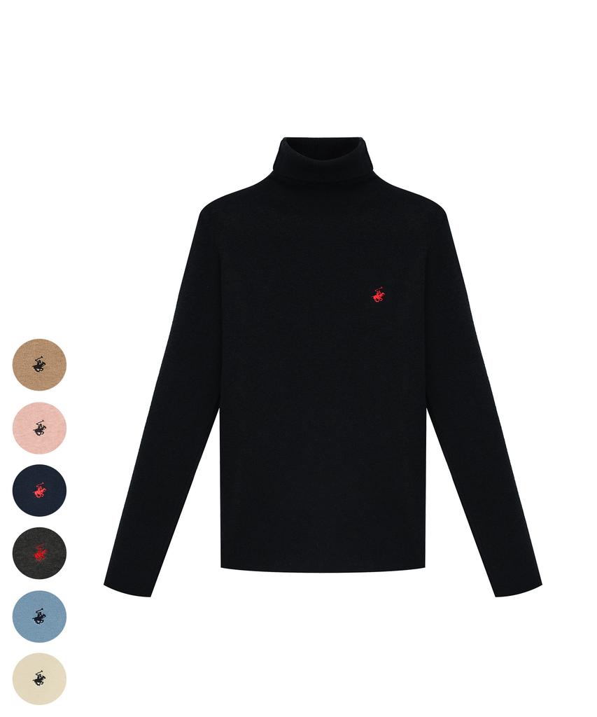 BHPOLOCLUB Women'S Daily Viscose High-Neck Knit 7 Colors Tk029