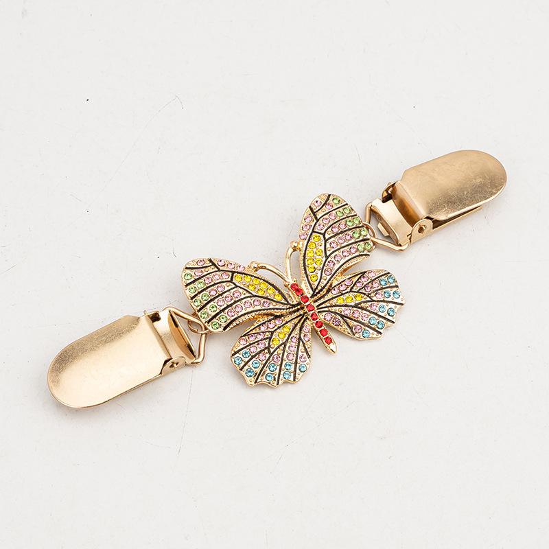 Vintage European & American Shawl Clip: Women's Diamond Sweater, Scarf, Brooch & Collar Alloy Accessories