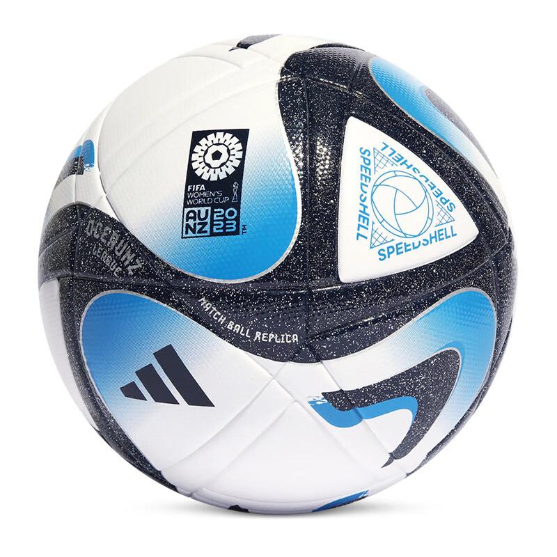 

Adidas Size 5 Soccer Ball TPU Seamless Thermal bonding Unisex Black White Blue HT9015 Size 4 Ball