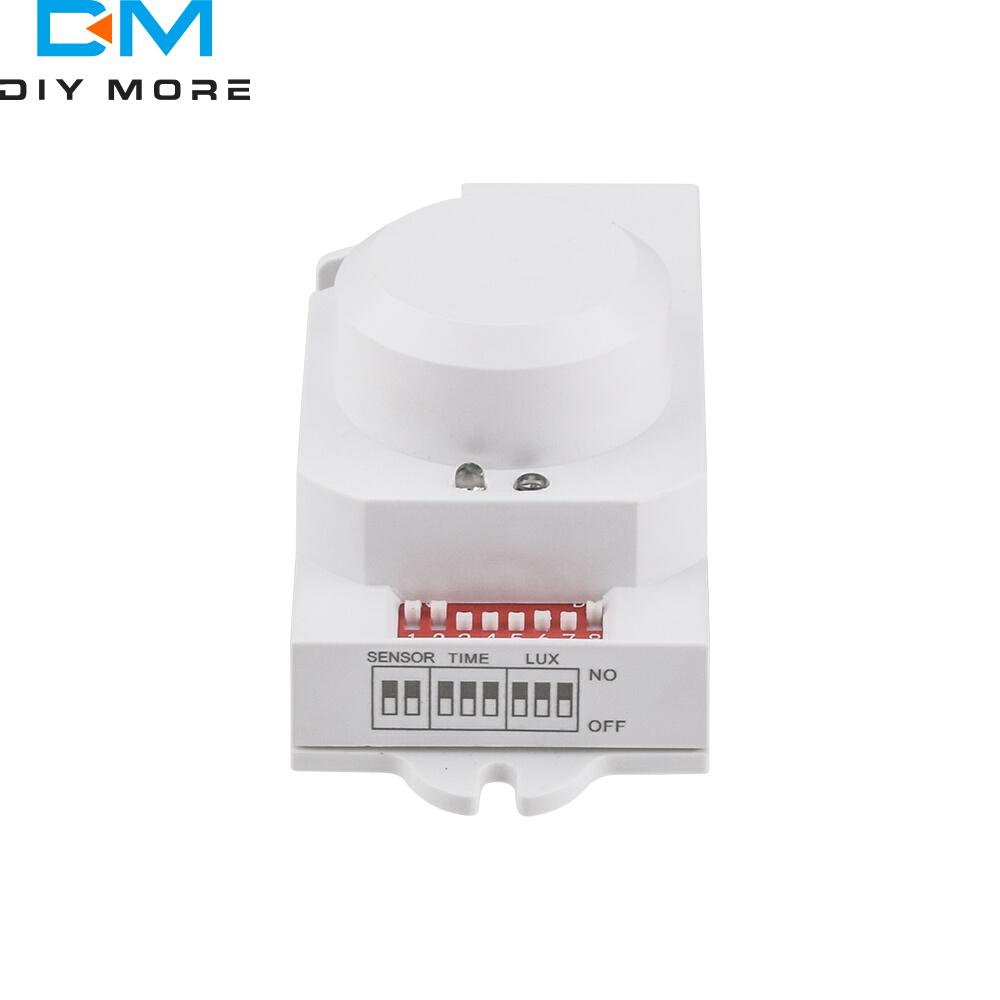5.8GHz AC 85V-250V Microwave Radar Sensor Switch Body Motion Detector For LED Light Sensors Switches