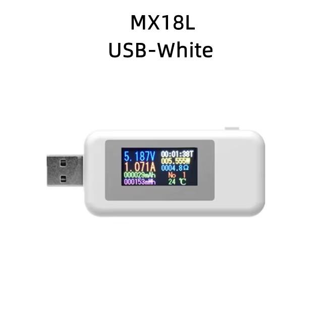 USB Tester Voltmeter Ammeter TYPE-C Digital Monitor Current Voltage Monitor Charger Capacity Tester Cut-off Power Indicator