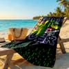 Minecraft Beach Towel Super Soft Microfiber Quickdry Fabric Comfortable Lightweight Perfect for Traveling Yoga Camping and Swimming