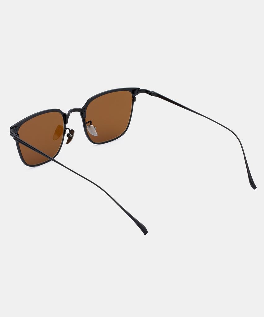 Maeteupeojeu Mp-10 Titanium Brown Sunglass Black