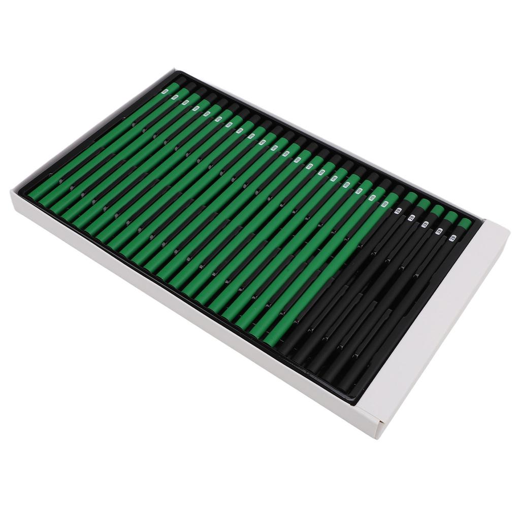 Black Writing Pencils 20Pcs HB and 5Pcs 2B Graphite Pencil Set for Kids Students Adults Artists Drawing Sketching
