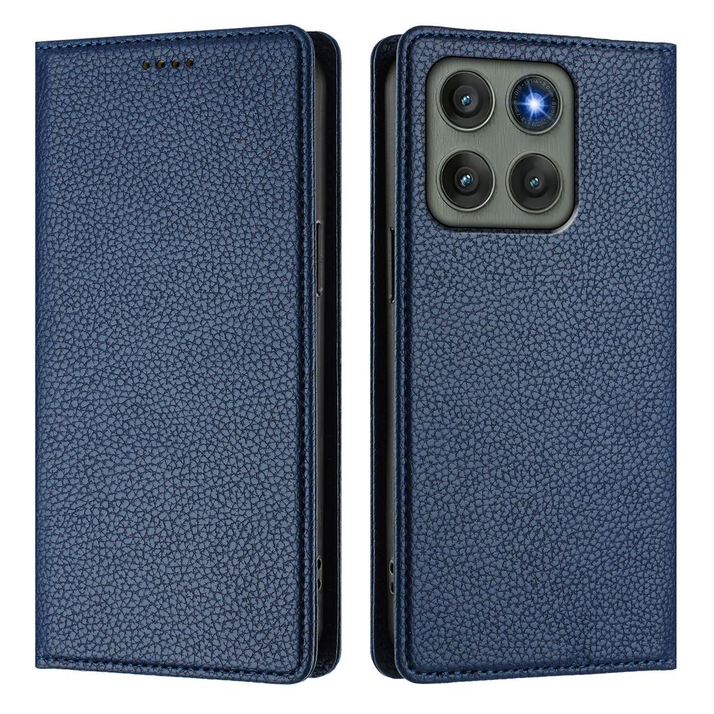 For Motorola Edge 60 Pro 5G Wallet Case RFID Blocking Litchi Texture Leather Mobile Cover
