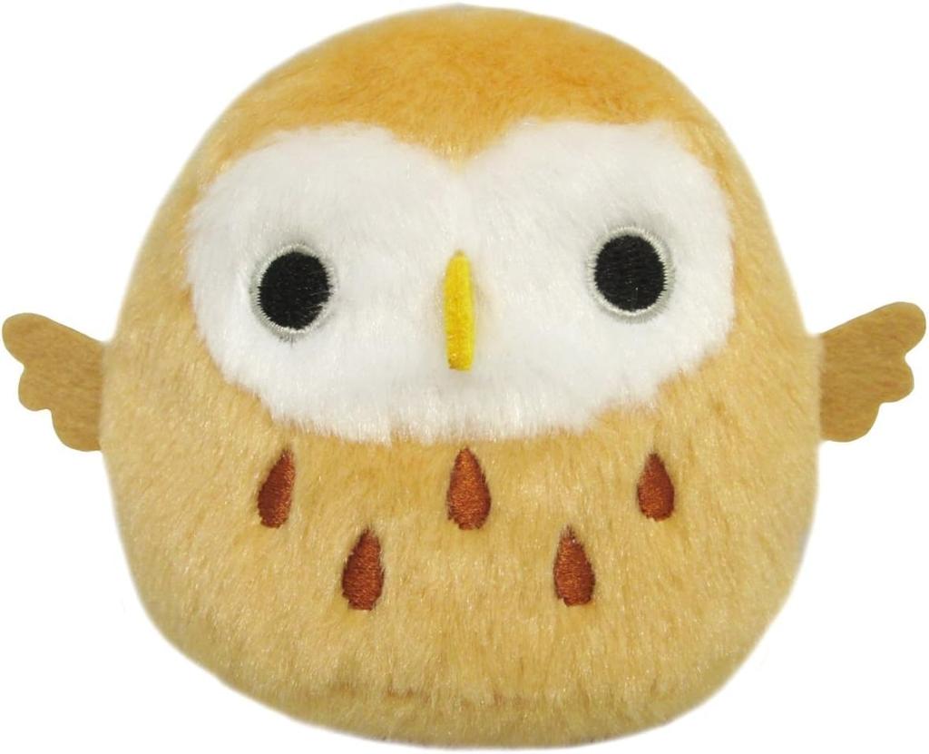 Toridango Bird Plush Toy Set of 3 Types (Owl, Snowy Owl, Horned Owl)