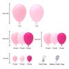 109PCSPink Balloon Garland Arch Kit Hot Pink Latex Pastel Pink Balloon for Wedding Princess Theme Baby Shower  Party Decorations