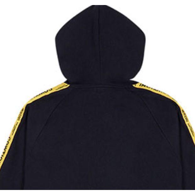 New Era Letter Print Pullover Sweatshirt Unisex sweatshirts Black 12718539