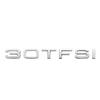For 2s Chrome Black 3D Letters 30TFSI 35TFSI 40TFSI 45TFSI 50TFSI 55TFSI Rear Trunk Emblem Badge Sticker Car AcessoriesA1