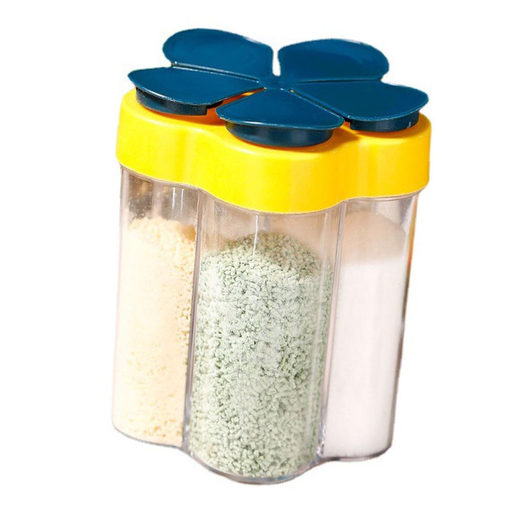 Contenitori per Spezie da Viaggio 5 in 1 Ermetici Contenitori per Condimenti da Viaggio Scatola Portatile per Condimenti da Campeggio per Barbecue Picnic