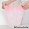 Bath Hat Star Pattern Double Layer PVC Kids Shower Shampoo Cap for Bathroom
