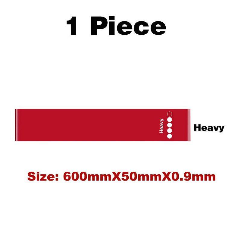 

Эластичная лента для йоги, фитнеса, тренировок, для бедер, для ног, для приседаний, для танцев, эластичное кольцо для растяжки Red 600mm * 50mm * 0.9mm