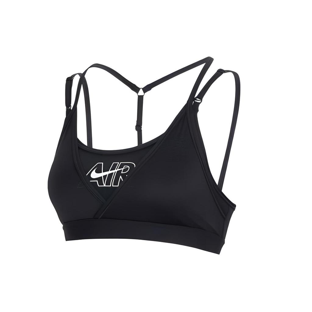 Nike Air Dri-FIT Indy Strappy Low-Impact Support Sports Bra Women Underwear Black DM0642-010