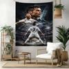 Cristiano Ronaldo Vintage Tapestry Nordic Minimal Suitable For Dorm Wall Reading Corner Living Room Four Seasons Vintage Wall Art Gift For New Home