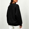 Women's Oversized Neck Sweatshirt Loose Fit Casual Pullover Top for Spring and Fall