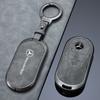 For Mercedes Benz C E S Class W223 W206 C260 C300 S400 S450 S500 Alloy Car Smart Remote Key Case Cover Leather Shell Fob Holder