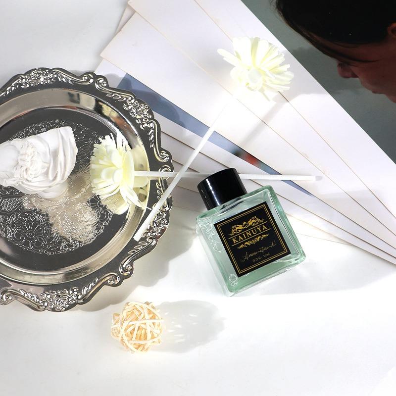 

Fireless Fragrance Essential Oil Rattan Play Liquid Household Perfume Bedroom Lasting Fragrance Air Freshener rose (romantic & warm)