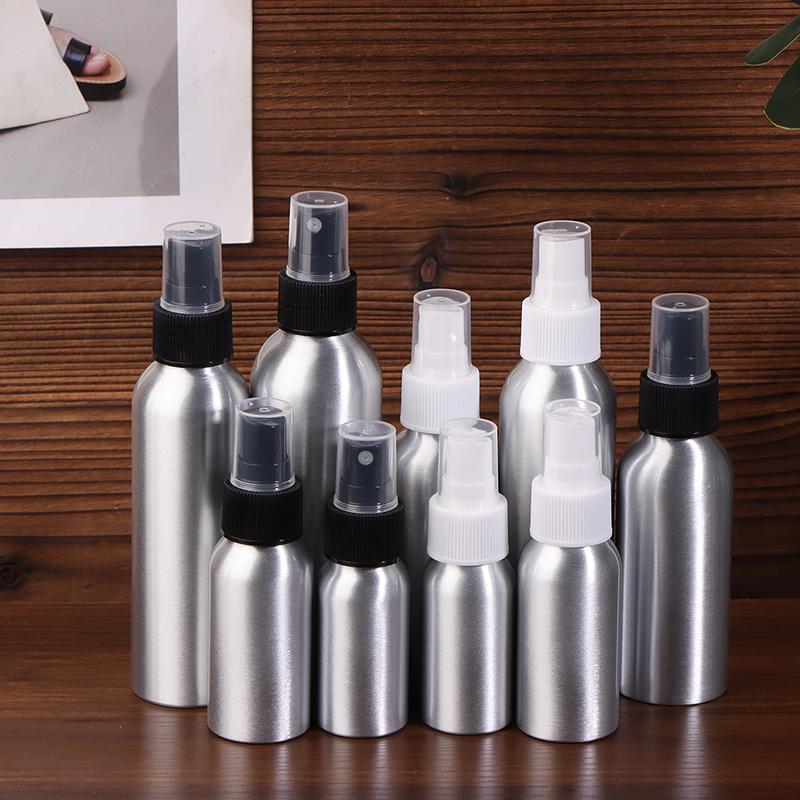30/50/100/120/150/250/500Ml Empty Aluminum Spray Bottle Cosmetic Bottle Mini Metal Atomizer Bottles Travel Size For Cosmetics