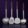 4PCS Kitchenware Set Stainless Steel Cooking Utensils with Anti-Slip Scalding Protection Handles Utensils for Kitchen Cafes Restaurants