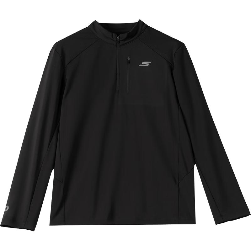 Skechers Men s Half-Zip Long Sleeve Performance T-Shirt XL