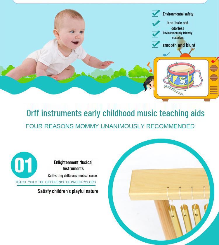 Orff 20-Tone Wind Chime Percussion Instrument