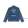 Lee X BE@RBRICK Collaboration FW23 Comfortable Denim Jacket Men jackets Medium-Blue LMT007011203490A05365