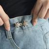 Zircon Stars Shaped Adjustable Tighten Invisibility Decoration Waist Buckles Jeans Pants Skirts Detachable Clothing Accessories