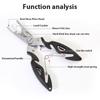 Fishing Pliers Tackle Gear Hook Recover Cutter Line Split Ring Fishing Tong