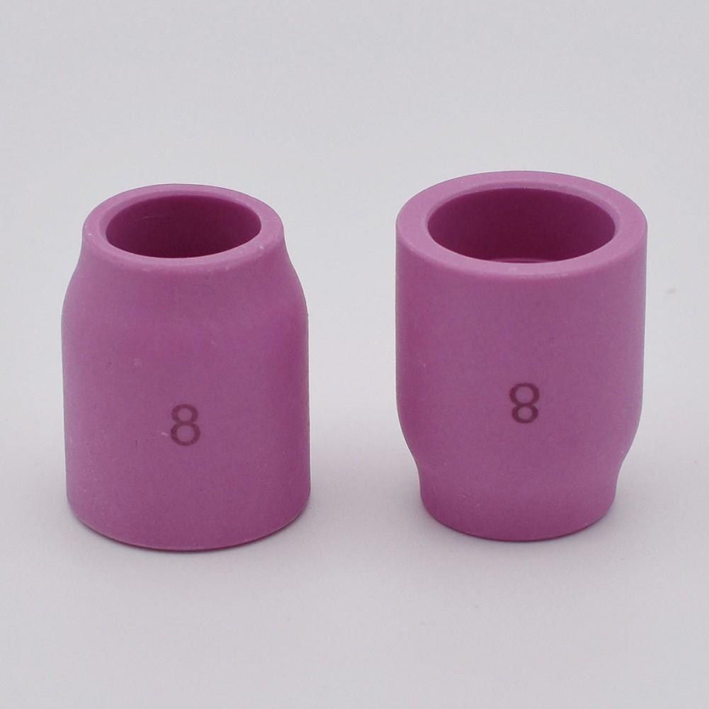 10pcs Ceramic Gas Lens Cup 53N61S #8 1/2" TIG Welding Torch WP-9/20 WP-17/18/26