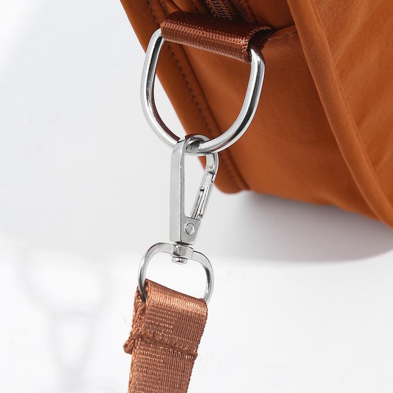 Women's Nylon Handbag Solid Color Mobile Phone Bag Multi-functional Shoulder Crossbody Bag