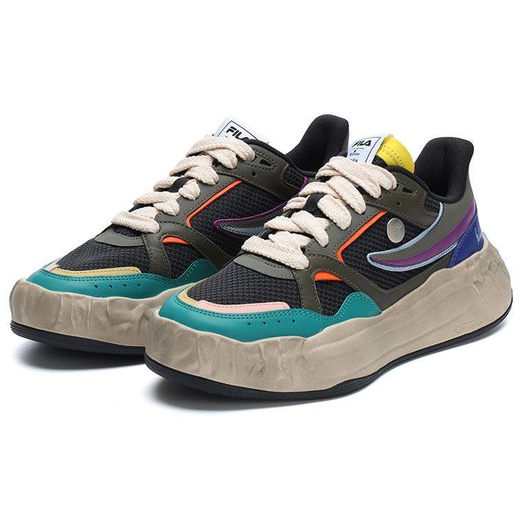 Mihara Yasuhiro X Fila Collaboration Retro Versatile Low-Top Casual Shoes Men Sneakers Black F12M224103FBO