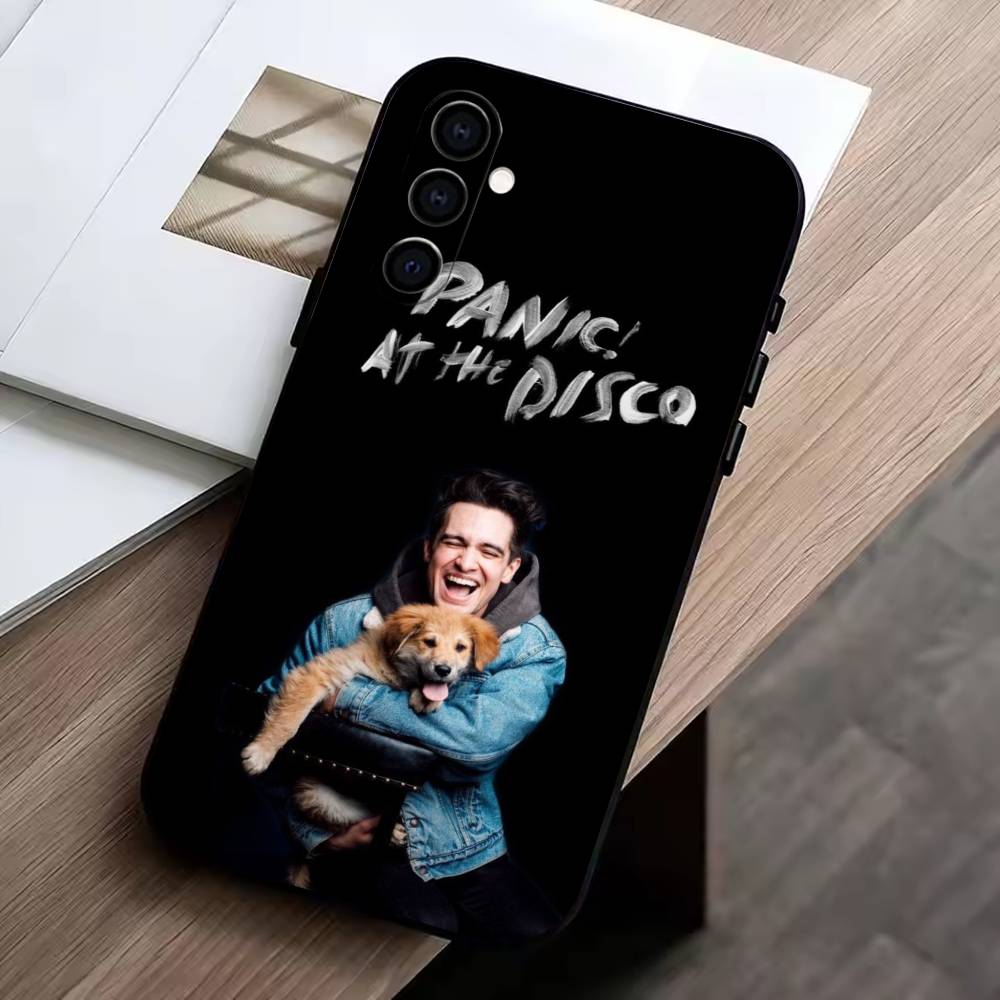 

P-Panic! At The Disco Phone Case For Samsung Galaxy A73,A72,A71,A70,A53,A52,A51,Soft Silicone Black Cover Samsung a12