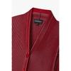 Emporio Armani Women S Rib Stripe Crop Cardigan A525328527