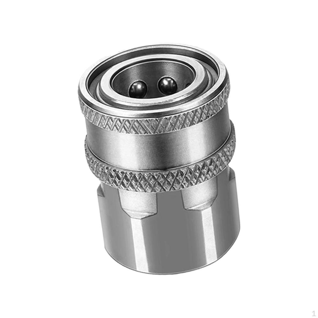 NPT 3/8 Quick Connect Plug, Pressure Washer Coupler Connector Hose Adapter Fitting for