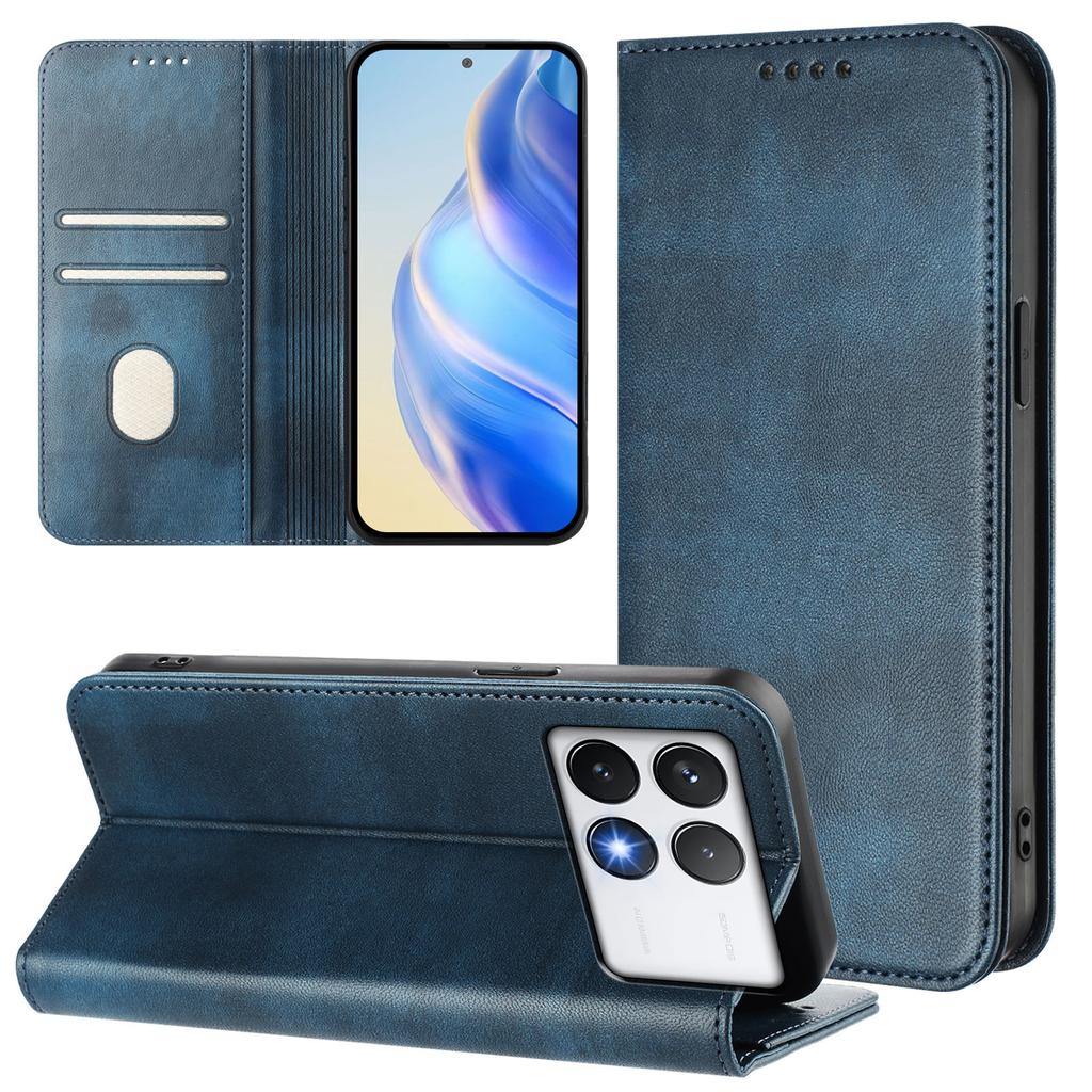 Magnetic Flip Leather Wallet Case for Xiaomi Poco Series | F8 Pro/F8 Ultra/F7/F6 | Card Slot & Shockproof Protection Cover