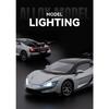 1/24 BYD Yangwang U9 Alloy Electric Sports Car Model Diecast Metal New Energy Racing Vehicle Car Model Sound Light Kids Toy Gift