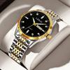 Men'S Ultra-Thin Watch Waterproof Luminous Calendar Quartz Watch