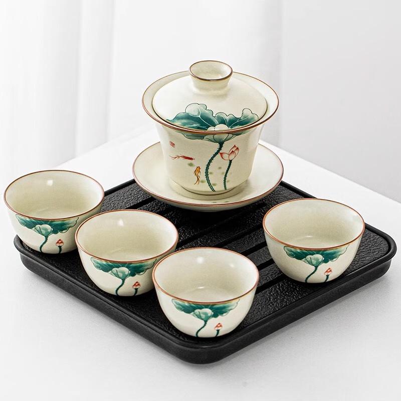 

Zhaoran Ru Kiln Personal Kung Fu Tea Set