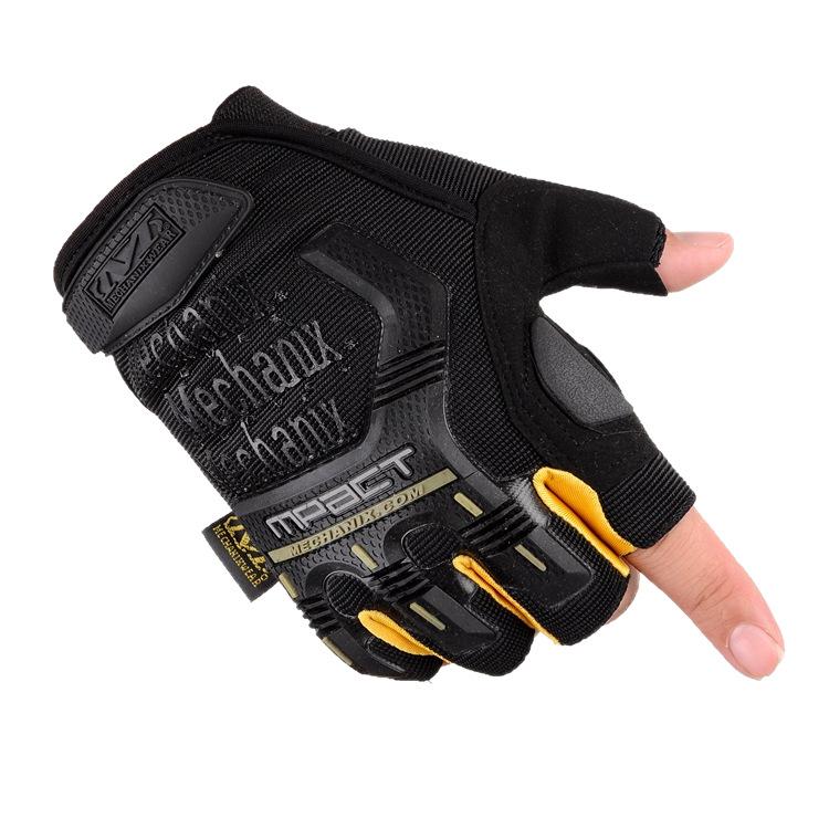 Military Seal Team Tactical Half-Finger Gloves, Anti-Cut Anti-Slip Training Outdoor Unisex Gloves