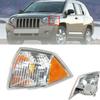 Fit for Jeep Compass 2007-2010 Side Mirror Turn Signal Light Shell ABS Side Mirror Turn Signal Light Shell