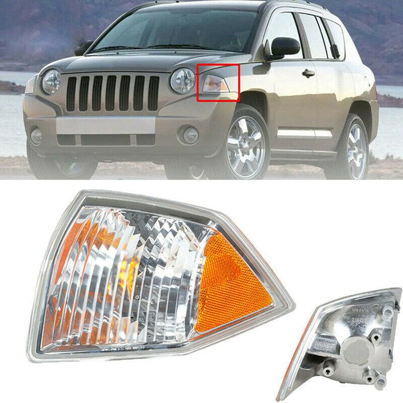 Fit for Jeep Compass 2007-2010 Side Mirror Turn Signal Light Shell ABS Side Mirror Turn Signal Light Shell