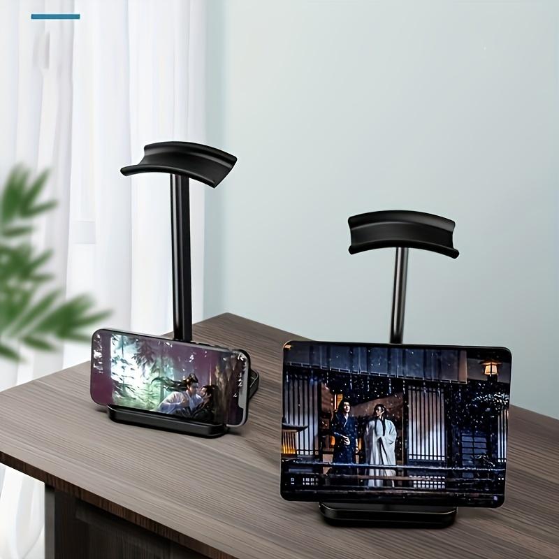 Headphone Stand Headset Display Holder Earphone Storage Rack Can Hold Mobile Phone and Accessories Multifunctional Detachable Bracket