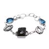 Labradorite Blue Topaz Gemstone Handmade Bracelet Jewelry BR 130