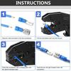 280Pcs Electrical Wire Crimp Spade Butt Ring Fork Set Assorted Female Male Crimp Spade Terminals Cold Crimp Terminals