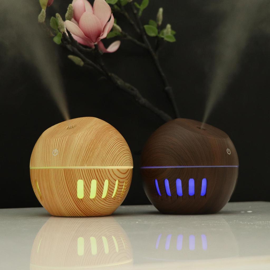 USB Mini Wood Grain Car & Home Humidifier Air Purifier