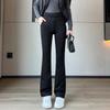 Women's Lambswool Wide-Leg Pants: 2026 Autumn/Winter One-Piece, Plus Velvet, Thick, Warm Mother's Pants