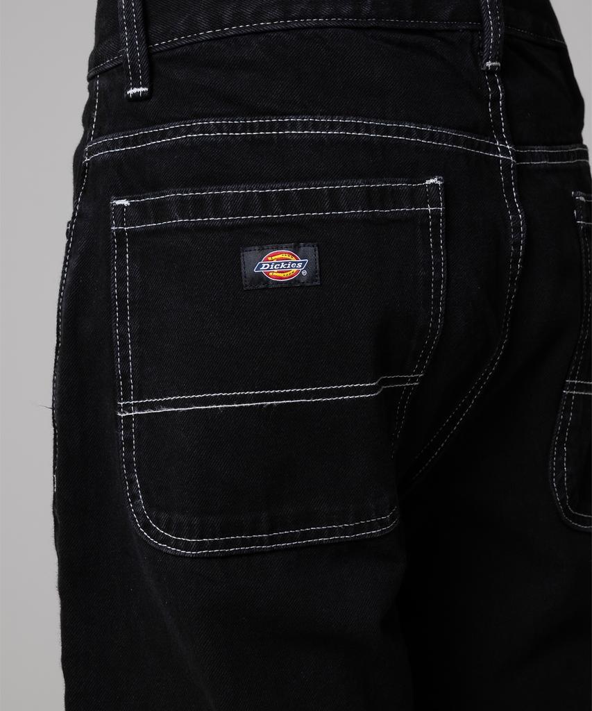 DICKIES Double Knee 85283 Loose Fit Denim Pants Black