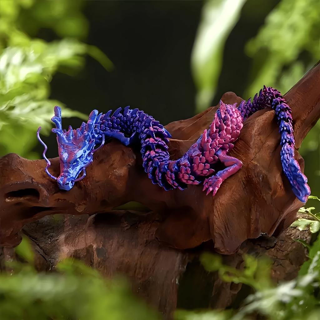 3D Printed Chinese Dragon and Egg - Tabletop Decoration Statue, Suitable for Halloween Christmas Easter Thanksgiving Gifts